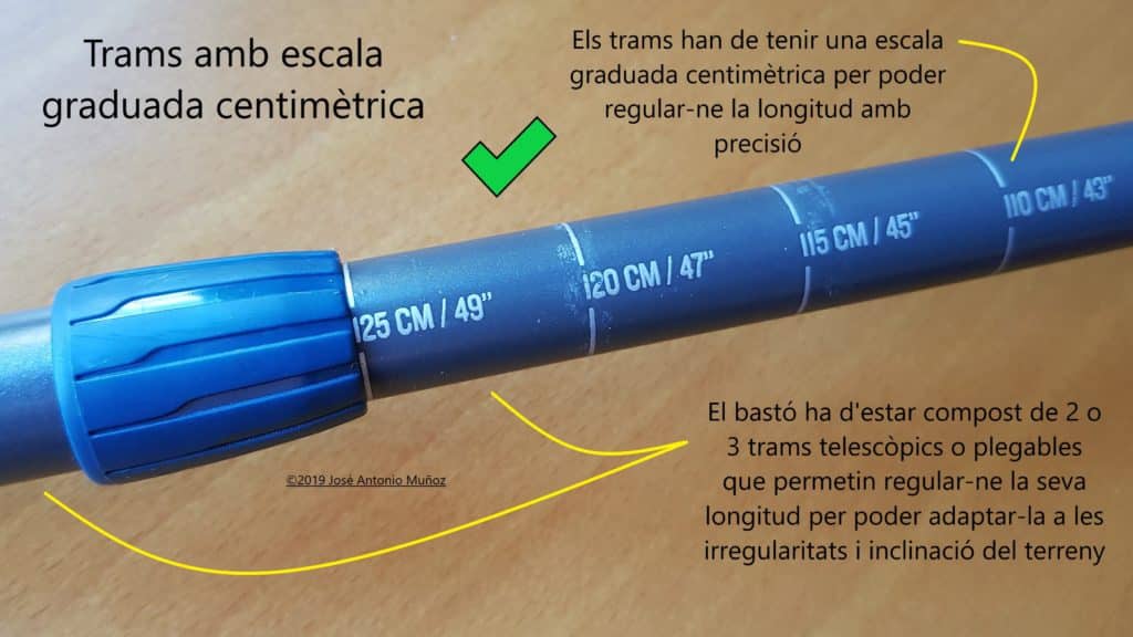 BASTONS MATERIAL Senderisme