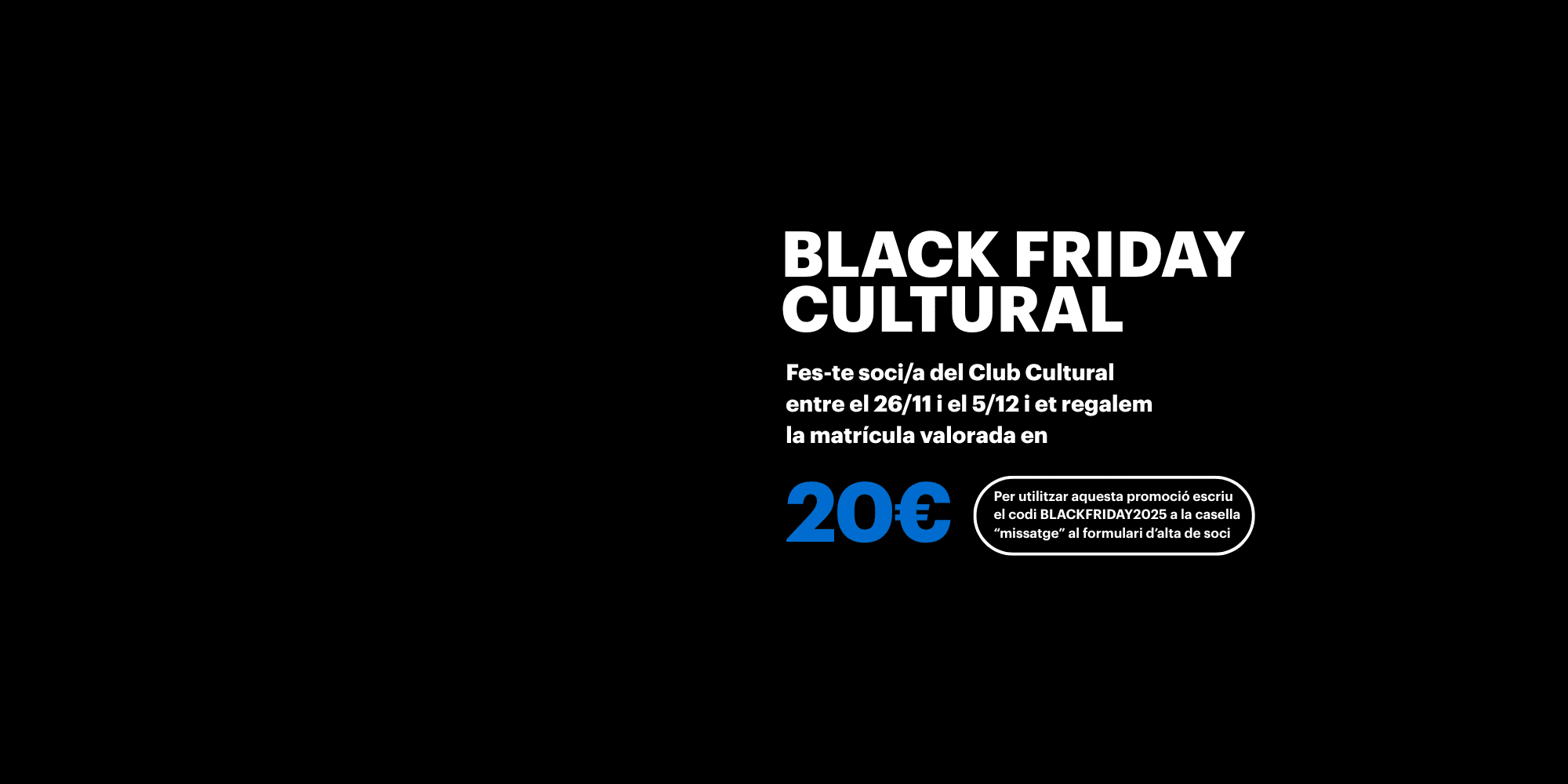 cartell black friday - centre europeu
